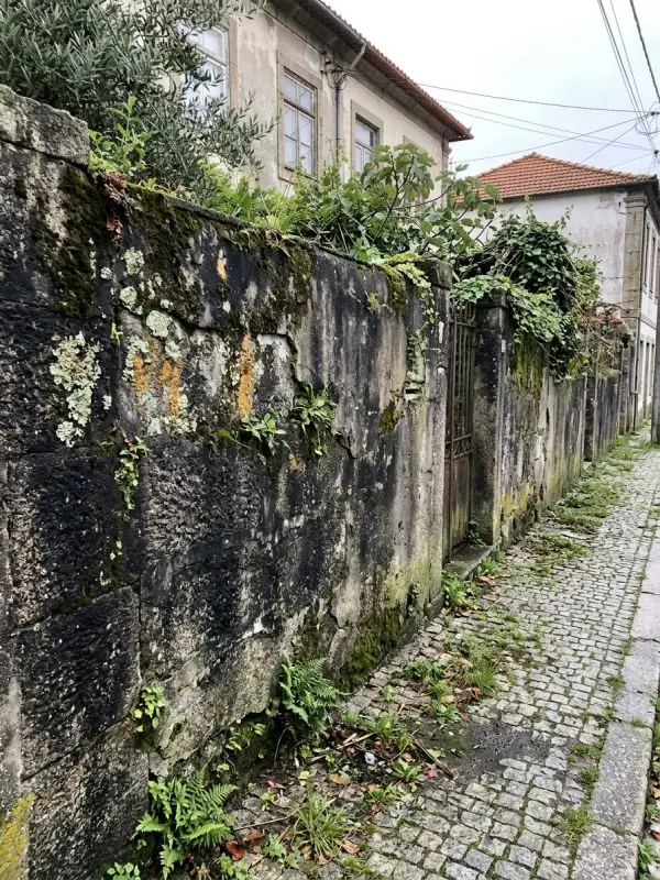 Muro de pedra, antes